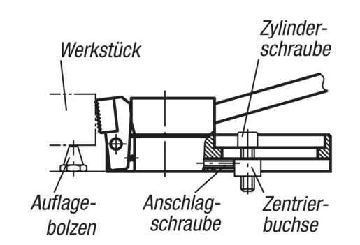 Niederzugspanner